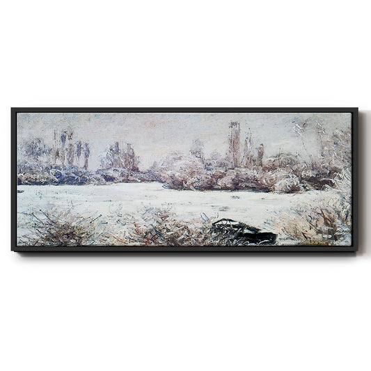 The Frost, 1880 - Floater Framed Canvas Print