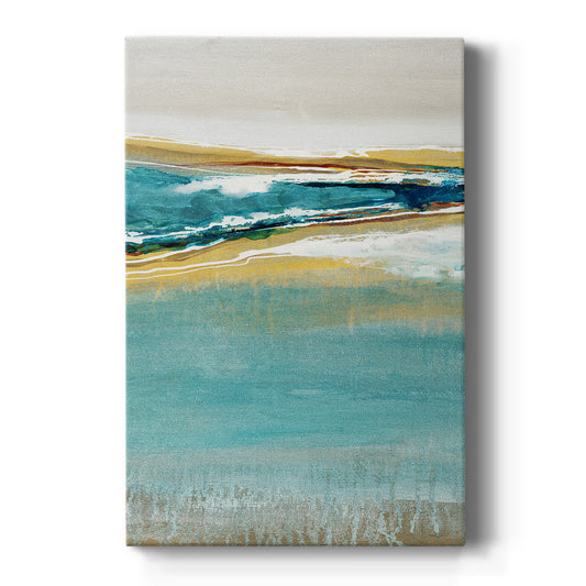 Aqua Quartz V1 - Canvas Art Print