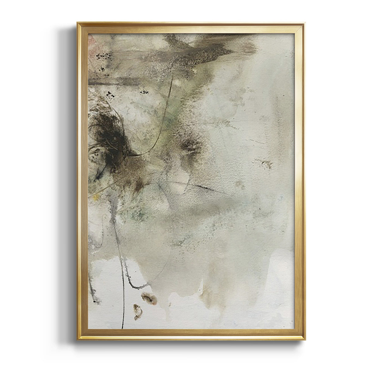 Soft Inspiration IV - Modern Framed Canvas Print