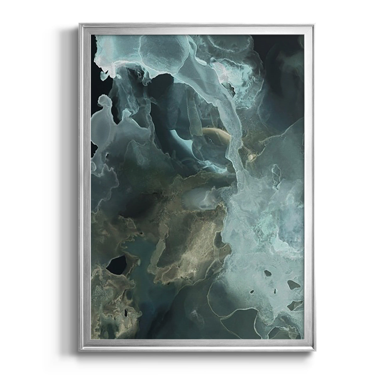 Gilded Spector II - Modern Framed Canvas Print