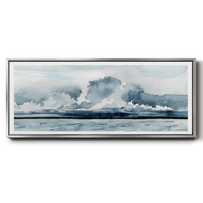 Passing Rain Storm II - Floater Framed Canvas Print