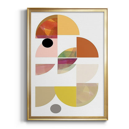 Dorset Shapes IV - Modern Framed Canvas Print