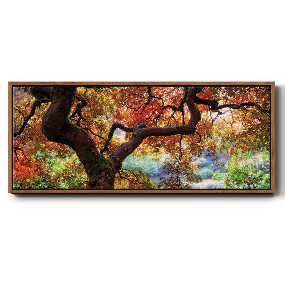 Dreaming of October - Floater Framed Canvas Print