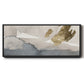Watercolor with Gold I - Floater Framed Canvas Print