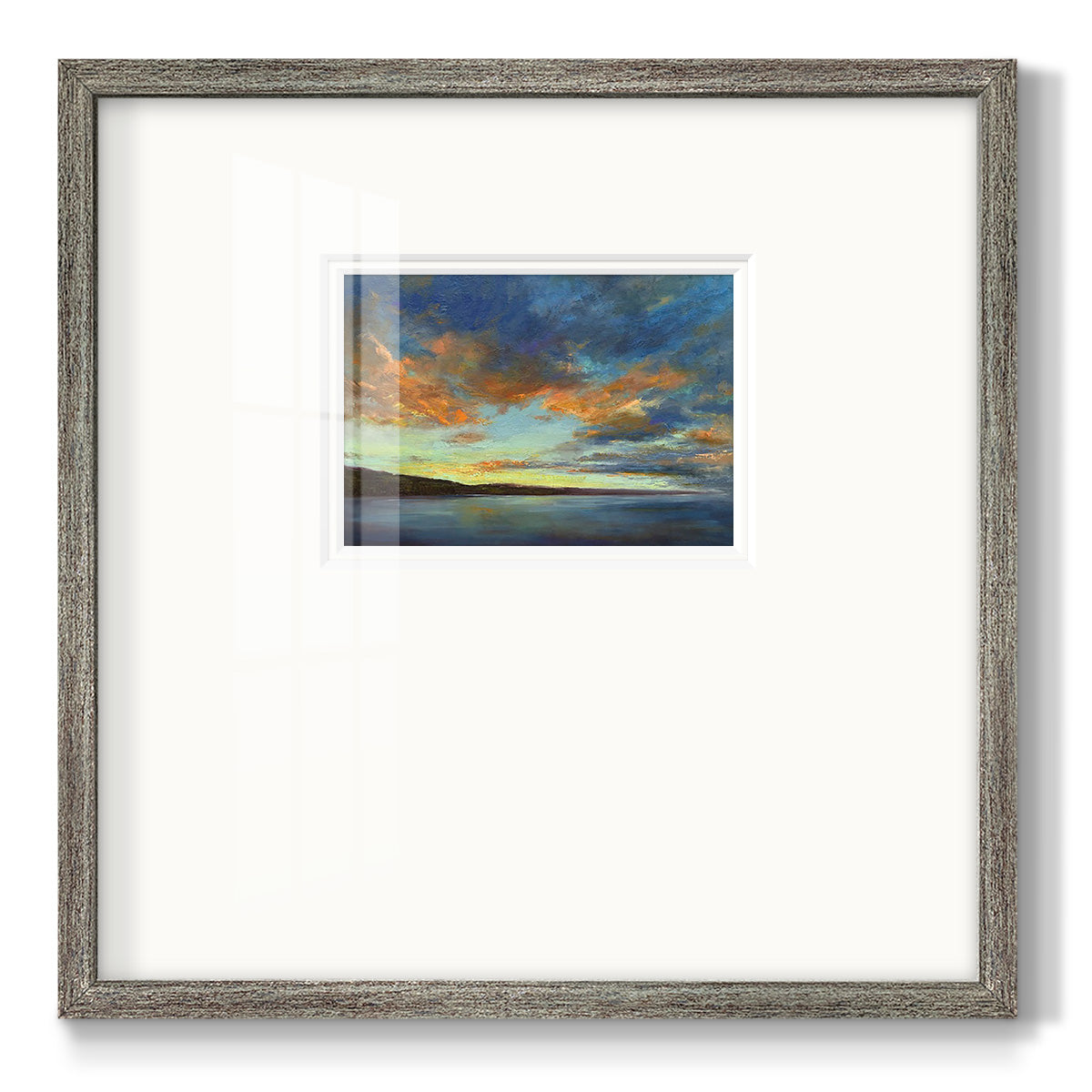 Coastal Views IV Premium Framed Print Double Matboard