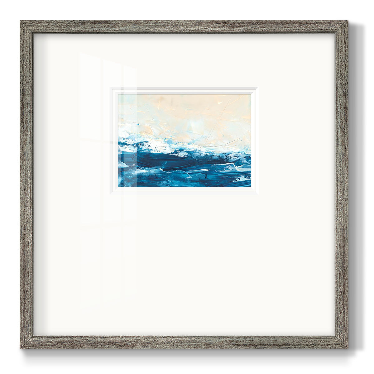 Wave after Wave III Premium Framed Print Double Matboard