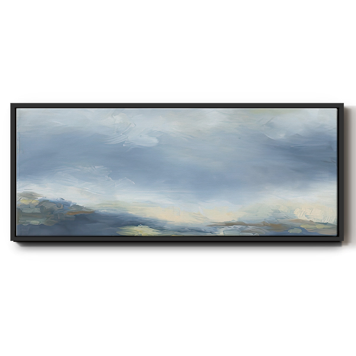 Buttermilk Sky - Floater Framed Canvas Print