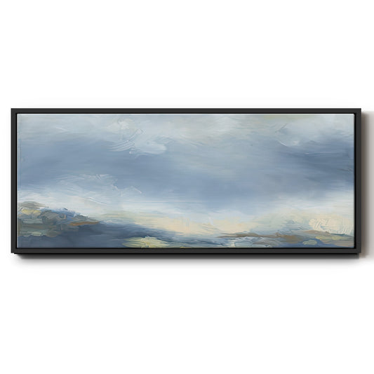 Buttermilk Sky - Floater Framed Canvas Print