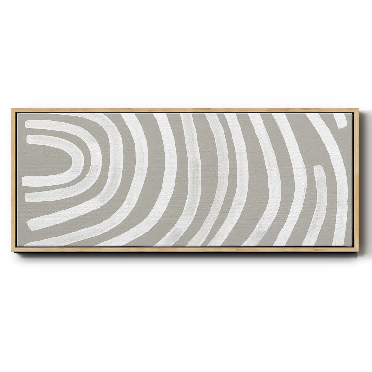 Broken Rainbow II - Floater Framed Canvas Print