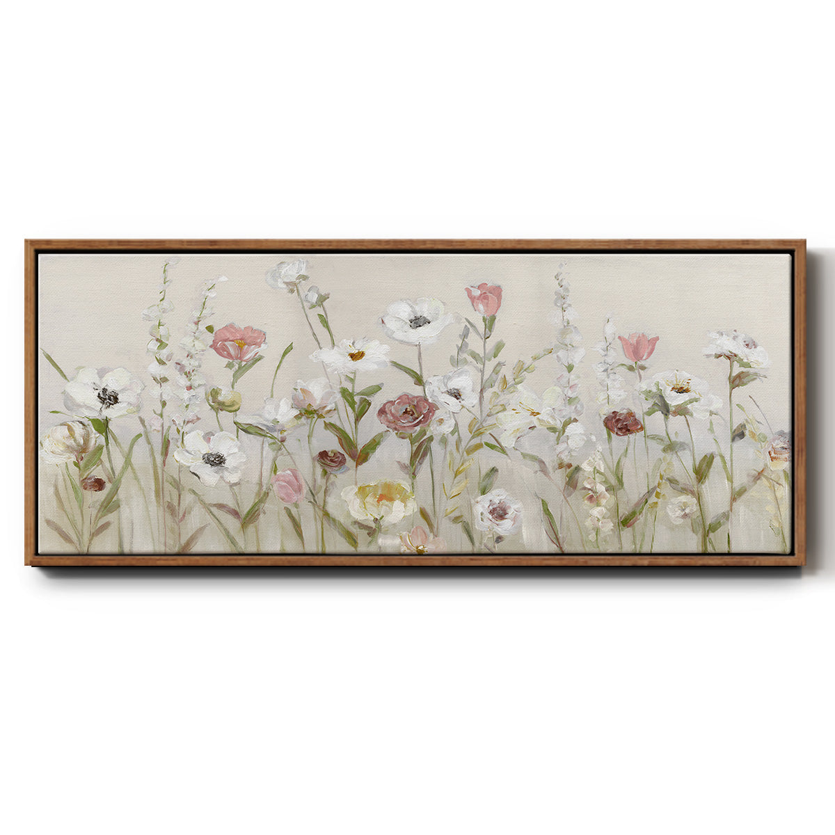 Bloomin Around - Floater Framed Canvas Print