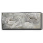 Soft Peony Lace - Floater Framed Canvas Print