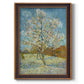  The Pink Peach Tree - Ornate Framed Canvas Print