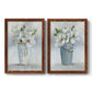 Fleuriste Francais I - Premium Framed Canvas 2 Piece Set - Ready to Hang