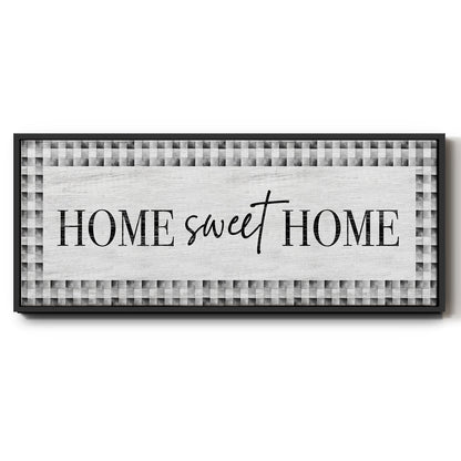 Home Sweet Home - Floater Framed Canvas Print