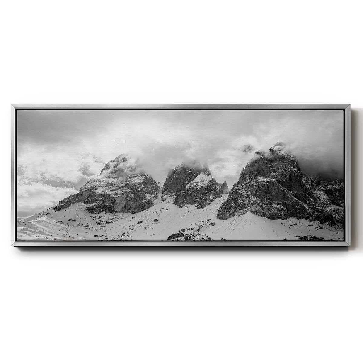 Dolomites - Floater Framed Canvas Print
