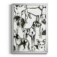 Canine Collage II - Modern Framed Canvas Print