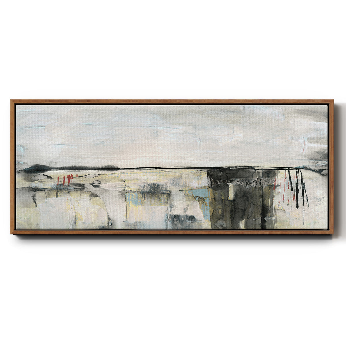 Valley View II - Floater Framed Canvas Print