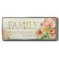 Family Where Our Story Begins - Floater Framed Canvas Print