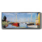 Pleasure Boats at Argenteuil - Floater Framed Canvas Print