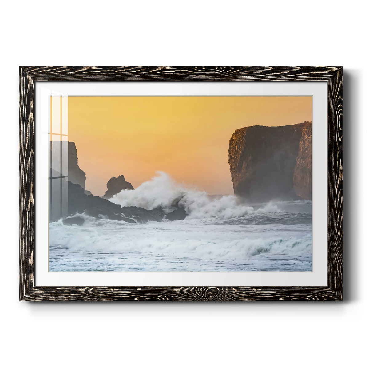 Spray - Barnwood Framed Art Print
