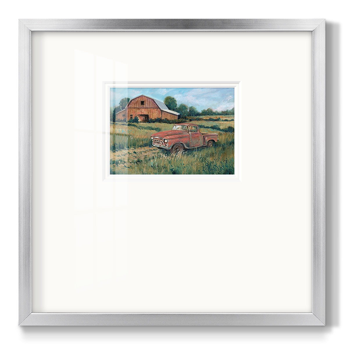 Rusting Away I Premium Framed Print Double Matboard