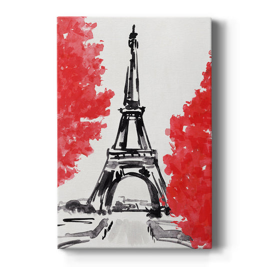 Day in Paris II Premium Gallery Wrapped Canvas - Ready to Hang