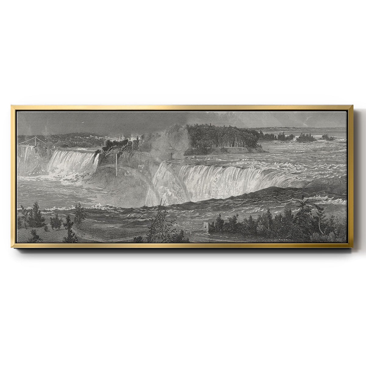 Niagara - Floater Framed Canvas Print