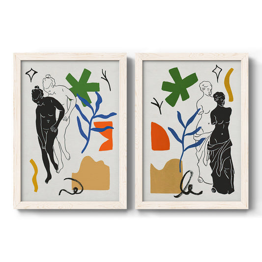 Starry Venus III - Premium Framed Canvas 2 Piece Set - Ready to Hang