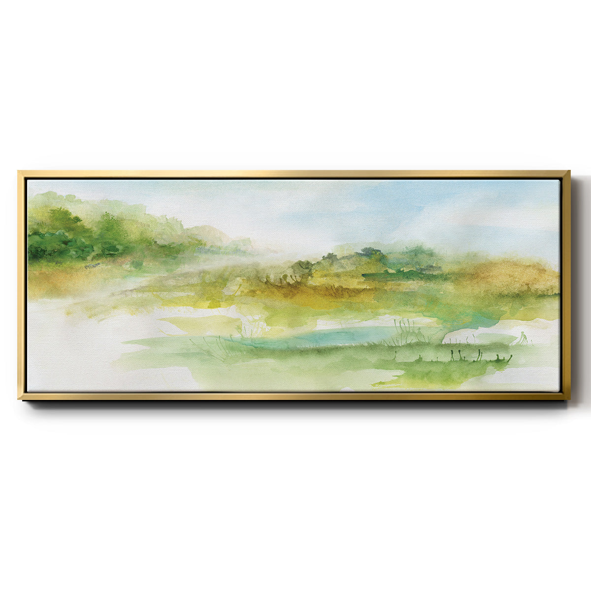 Dreamy Highland - Floater Framed Canvas Print