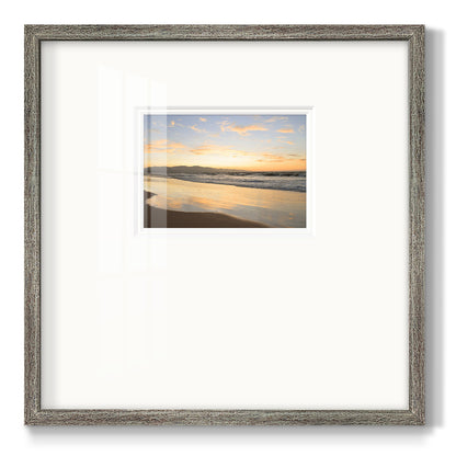 Peaceful Shore Premium Framed Print Double Matboard