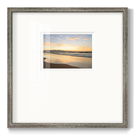 Peaceful Shore - Double Matboard Framed Print