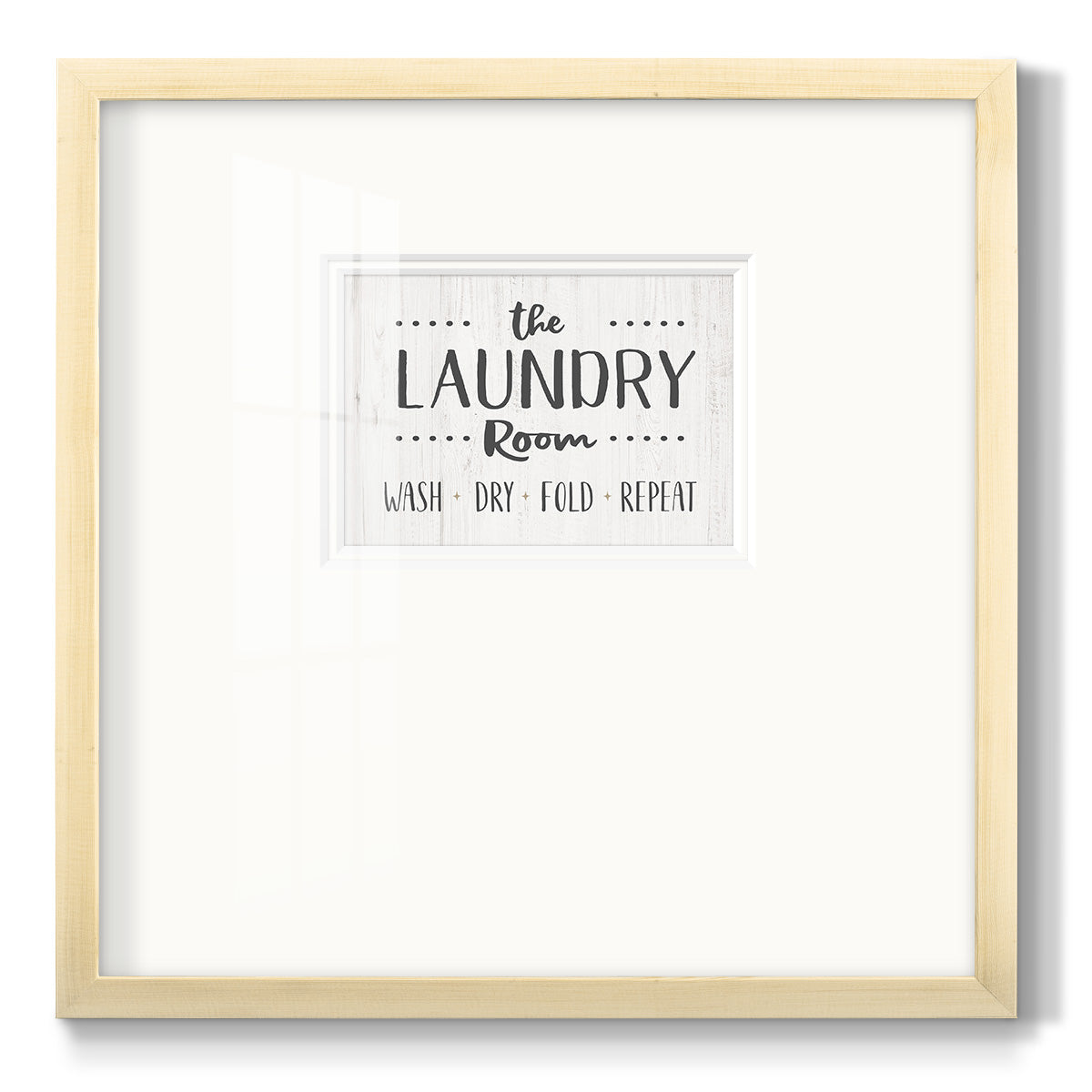 The Laundry Room - Double Matboard Framed Print