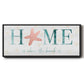 Home Beach - Floater Framed Canvas Print