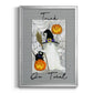 Trick or Treat Ghost - Modern Framed Canvas Print