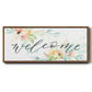 Welcome - Floater Framed Canvas Print