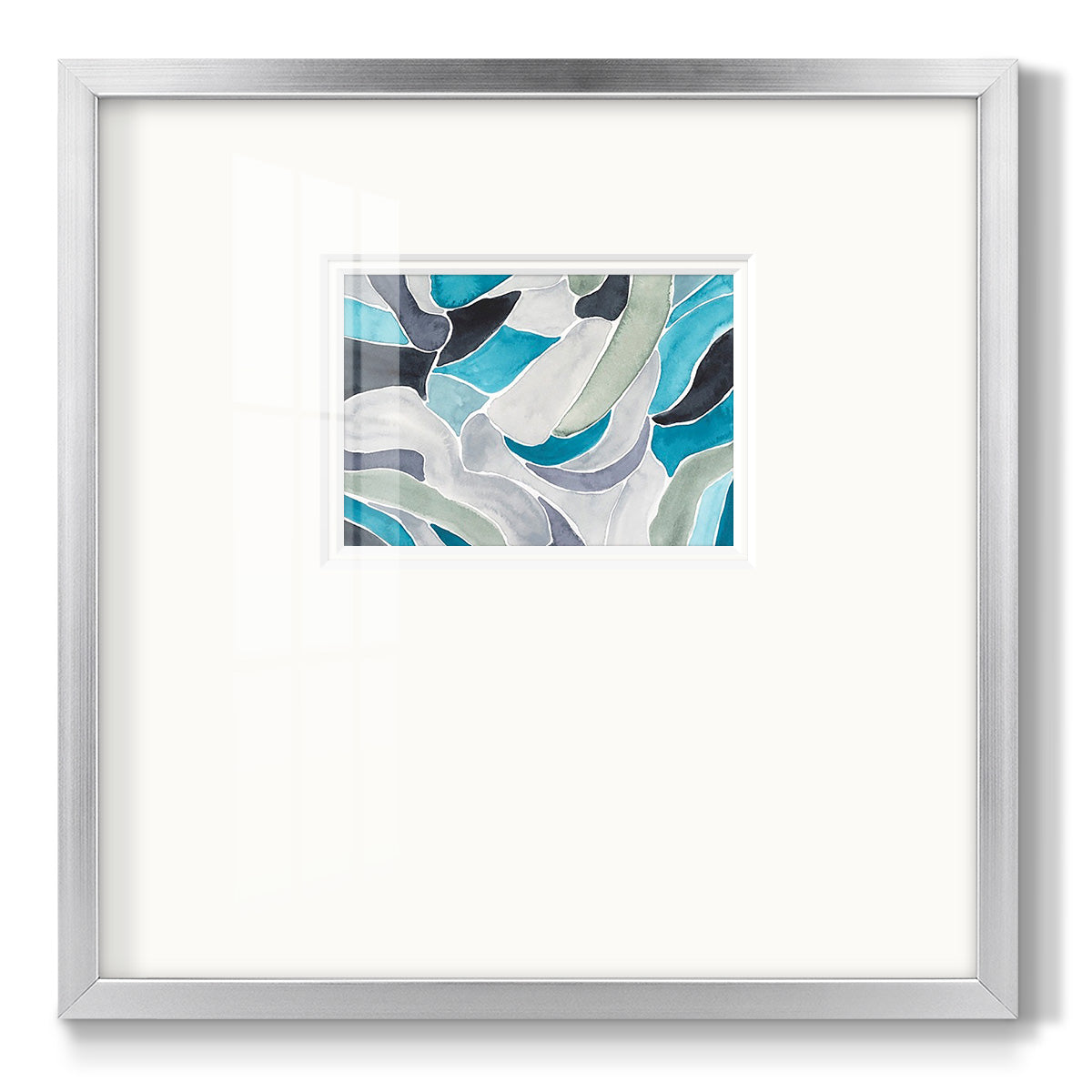 Subtle Billows I - Double Matboard Framed Print