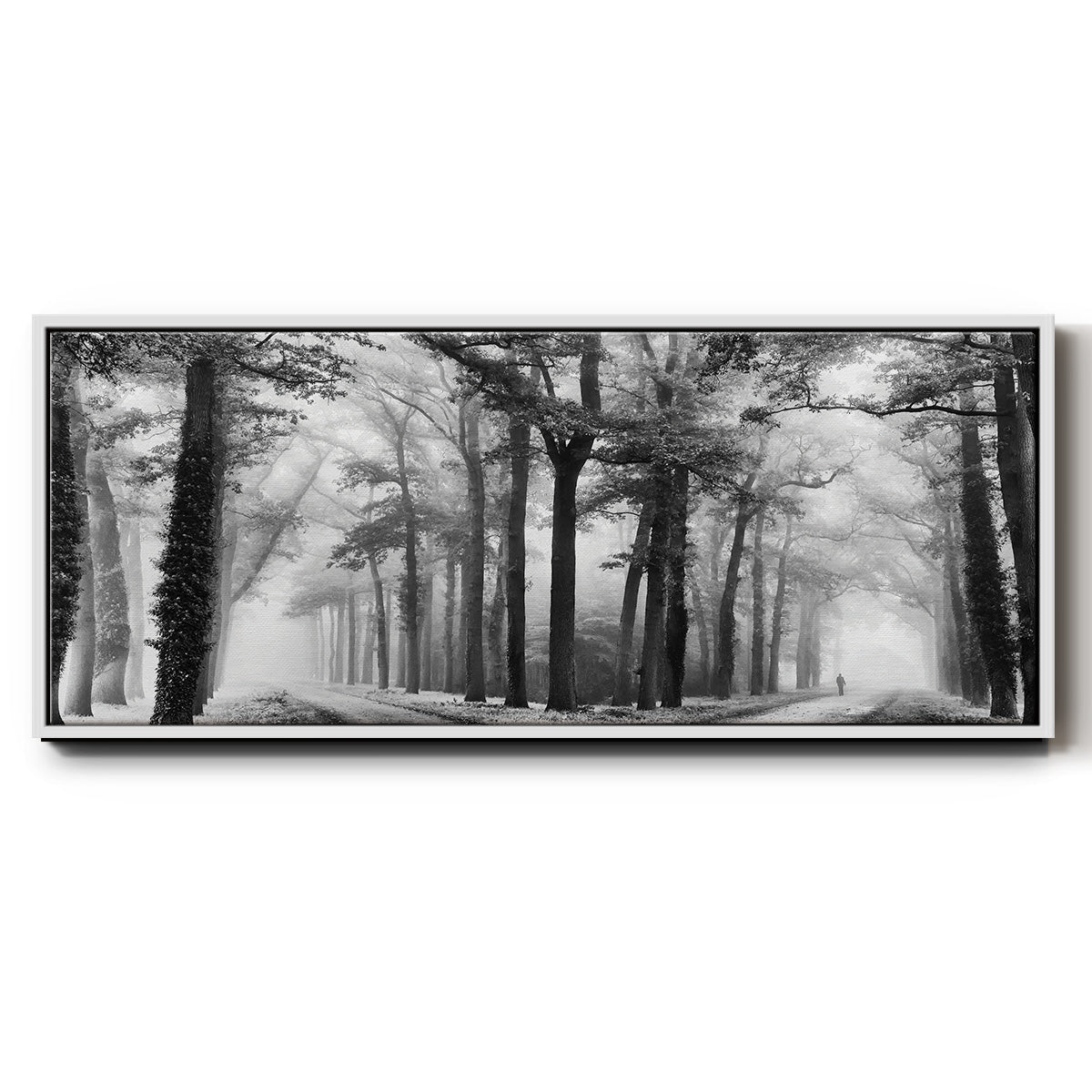 Turning Left Wasn't Right - Floater Framed Canvas Print