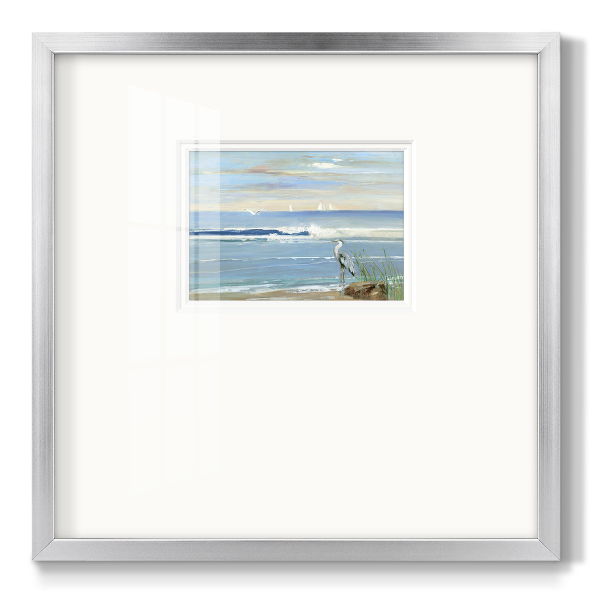 Sunrise Bay Premium Framed Print Double Matboard