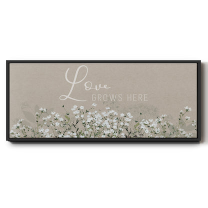 Bouquet of Love - Floater Framed Canvas Print
