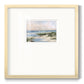 Soft Morning Sea Premium Framed Print Double Matboard