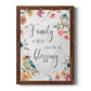 Spring Bird Blessing - Barnwood Framed Canvas Print