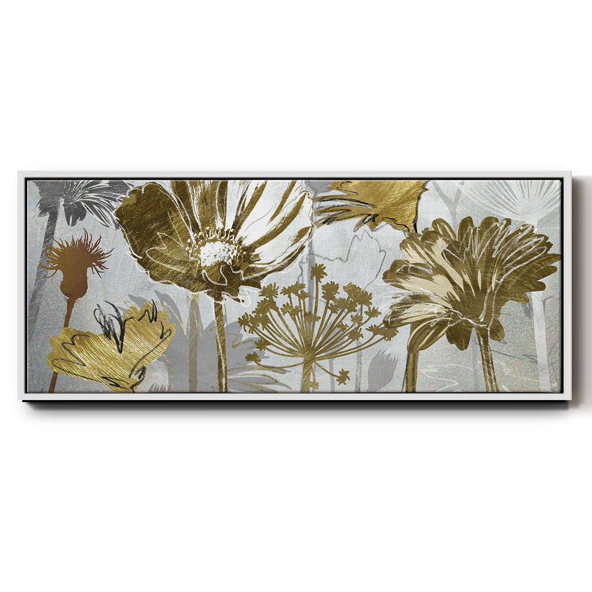 Summer - Floater Framed Canvas Print