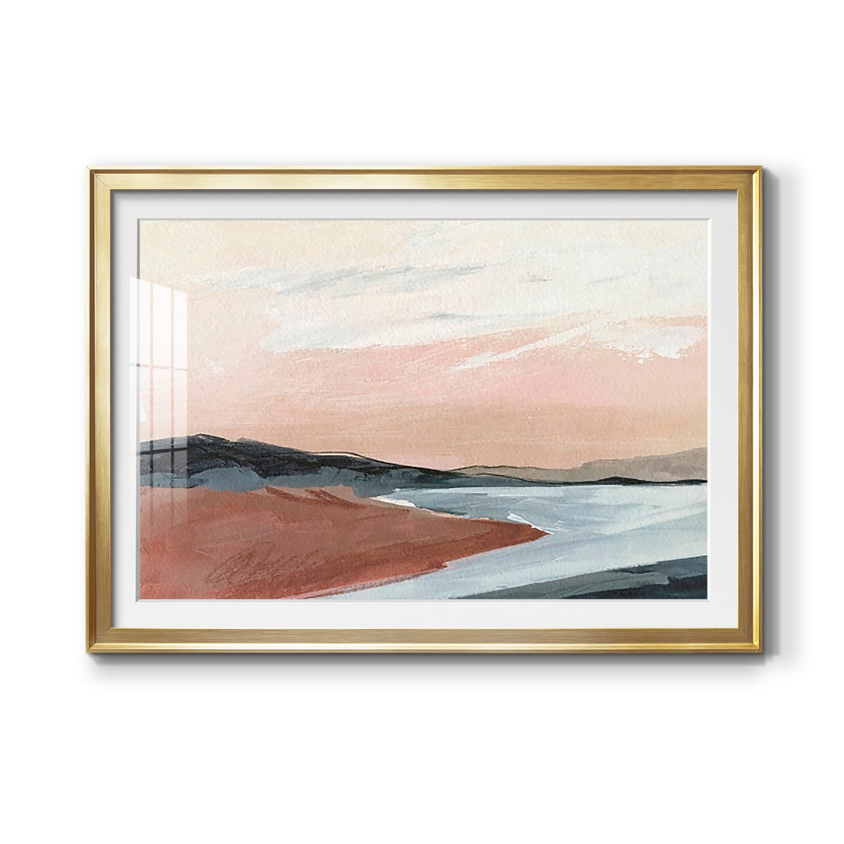 Paynes Coast I Premium Framed Print - Ready to Hang