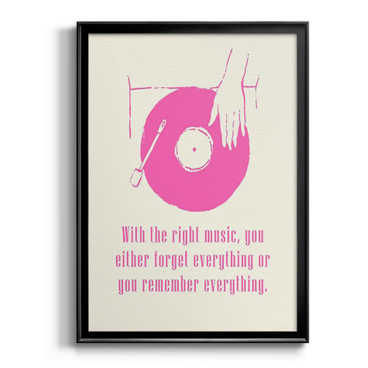 Sweet Melody I - Modern Framed Canvas Print