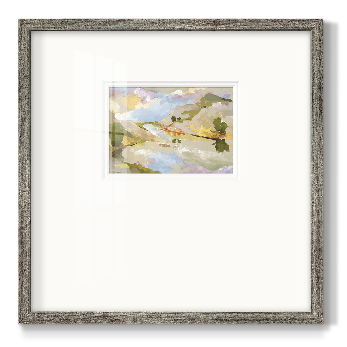 Uplands II- Premium Framed Print Double Matboard