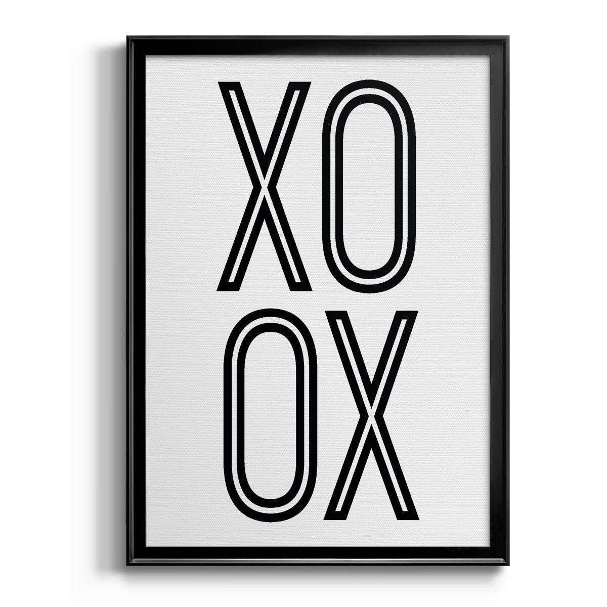 Bold Love I - Modern Framed Canvas Print
