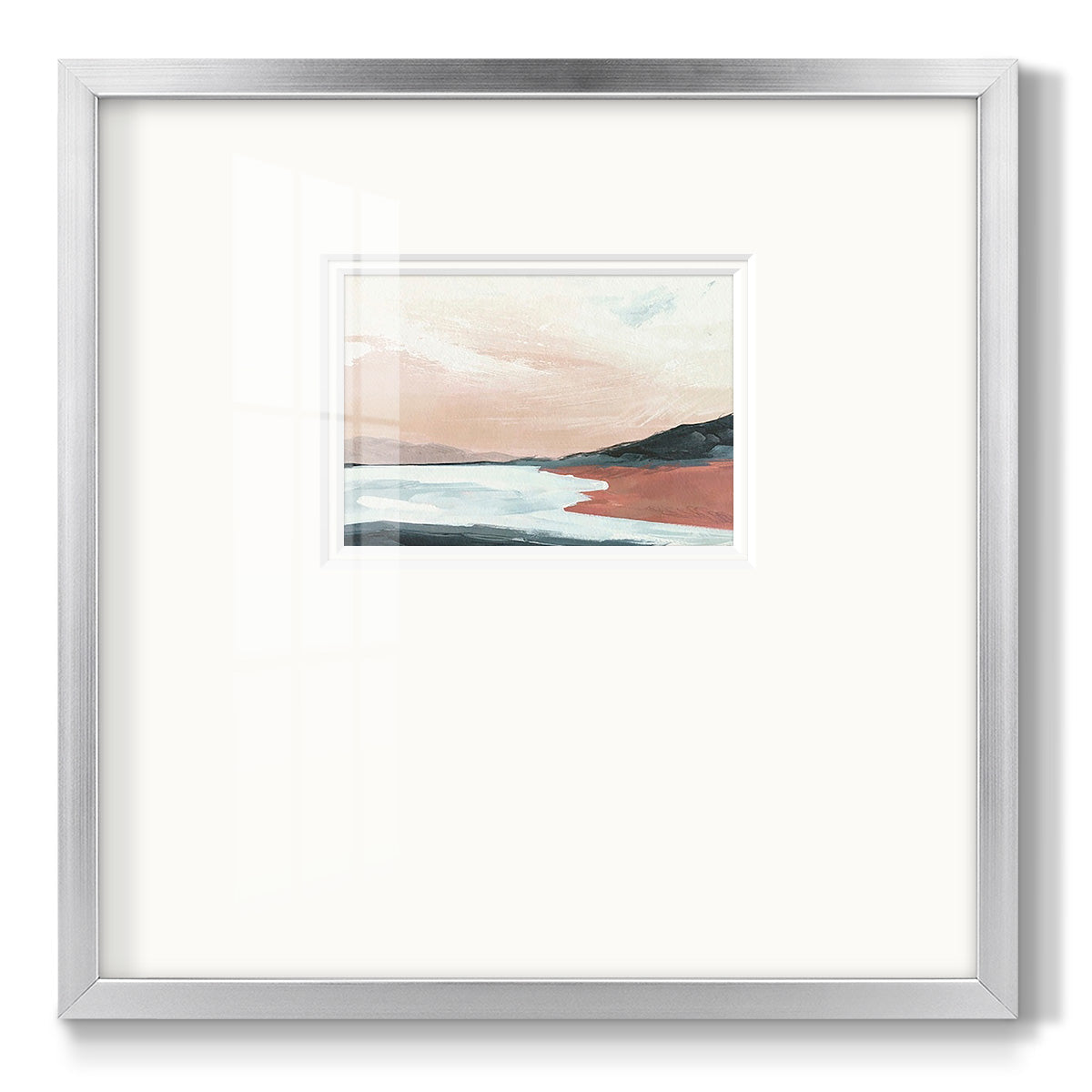 Paynes Coast II - Double Matboard Framed Print