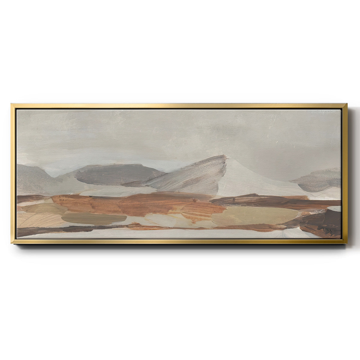 Dusky Mountain II - Floater Framed Canvas Print