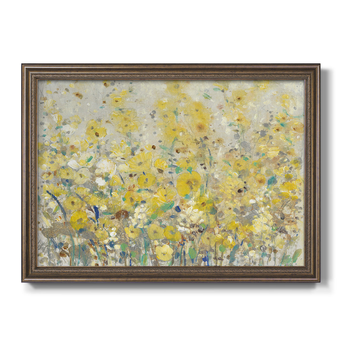 Cheerful Garden I Premium Framed Canvas- Ready to Hang