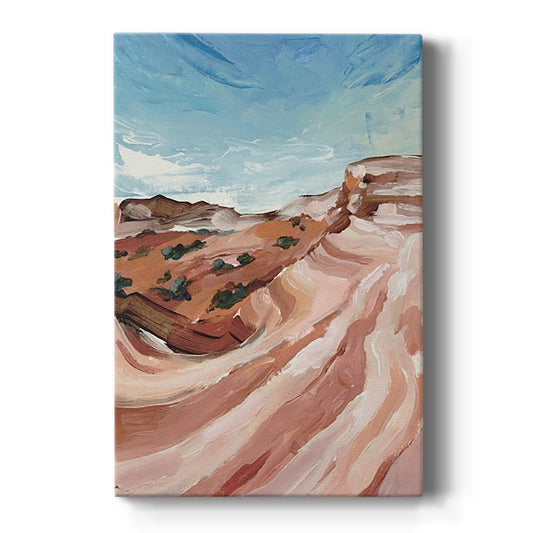 Impasto Plateau II - Canvas Art Print